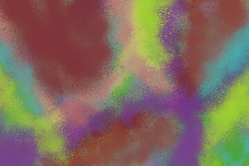 Colorful spray paint ink texture. Graffiti painting on the wall. Street art and vandalism. Digitally airbrushed paper background.