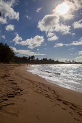Beach at Kapalua on the north coast of Maui, Hawaii, USA.