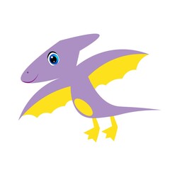 cute dinosaur illustration, cartoon vector for baby print