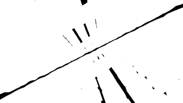 Spiraling Black and White News Abstract Endless Loop Dynamic Transition Matte