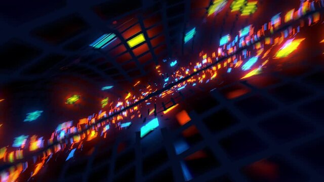 Cool Flying Through Spiraling Abstract Seamless Loop Motion Blur Backgrounds