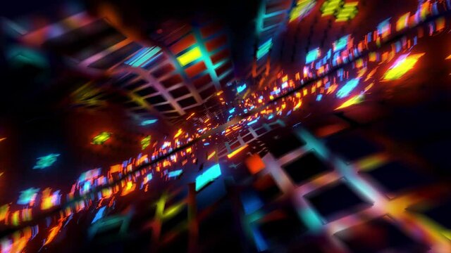 Cool Flying Through Time Warp VJ Loop Seamless Motion Blur Backgrounds