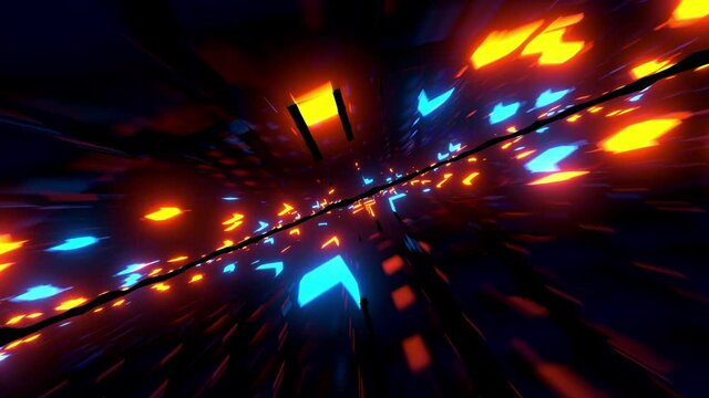 Cool Flying Through Time Warp VJ Loop Seamless Motion Blur Backgrounds