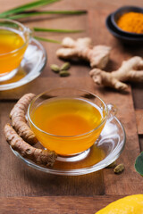 Turmeric ginger drink, immune booster, anti inflammatory beverage