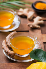 Turmeric ginger drink, immune booster, anti inflammatory beverage