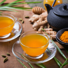 Turmeric ginger drink, immune booster, anti inflammatory beverage