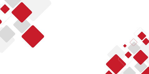 Abstract modern background gradient color. Red maroon and white gradient with stylish line and square decoration suit for presentation design.
