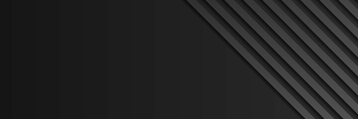 Obraz premium Black lines on black background 