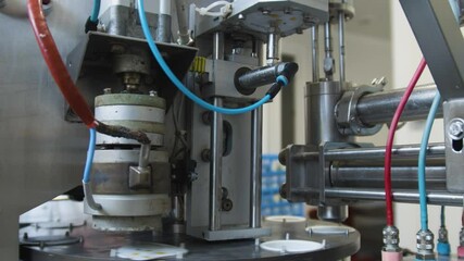 Automated dairy yogurt production line machine sealing plastic packaging