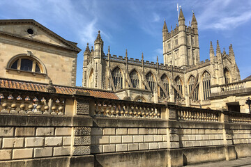 Fototapeta premium Bath Abbey in the centre of Bath, Somerset