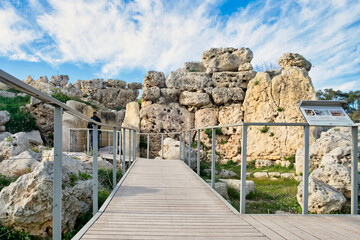 The prehistoric stone megalithic complex on Gozo island, Malta, is older than famous Stonehenge