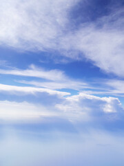 Naklejka na ściany i meble 空の背景素材_青空_背景_バックグラウンド_素材_blue sky