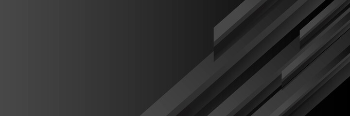 Dark deep black dynamic abstract vector background with diagonal lines. Modern creative halftone premium gradient. 3d cover of business presentation banner for sale event night party. Soft shadow dots