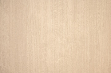 Close up of light table top surface detail. abstract beige grain wood texture finishing panel. Background or backdrop for product advertising display. Furniture material decoration concept