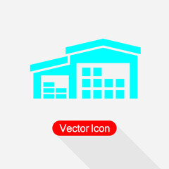 Warehouse Icon Vector Illustration Eps10