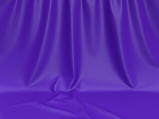 Background scene fabric purple texture, curtain background in colors.	