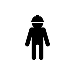 Engineer icon vector on white