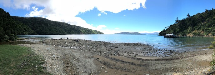 panoramic view of the river