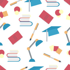 Vector education pattern Learning Back to school