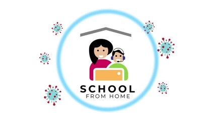 Motion graphic design for celebrating international literacy day.