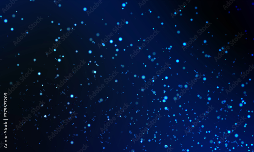 Poster abstract background of different size circles