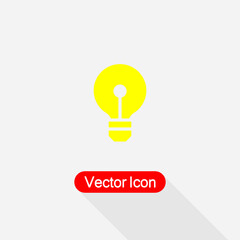 Bulb Icon,Idea Icon,Idea Symbol Vector Illustration Eps10