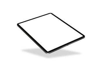 tablet computer with blank screen