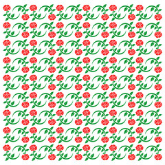 Seamless pattern rose flower background