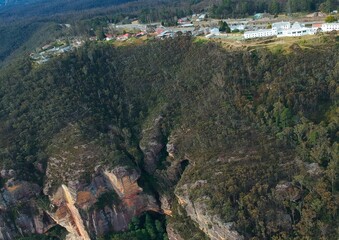 Three sisters Echo Point Blue Mountains Katoomba Sydney NSW Australia