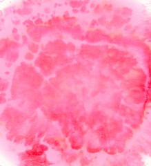 Fototapeta premium Hippie Pattern with Watercolor Circle. Color 