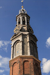 Fototapeta na wymiar Munttoren im Herzen von Amsterdam