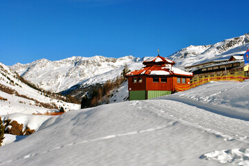 Obergurgl Hochgurgl Otztal Ski resort in the Western Tyrol Austrian Alps Austria