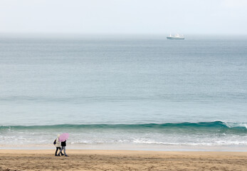 Fototapeta premium Icelandic landscape on Skardsvik beach, Europe