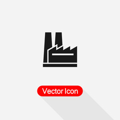 Factory Icon Vector Illustration Eps10