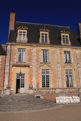 Fototapeta na wymiar détail du château de la Ferté Saint Aubin