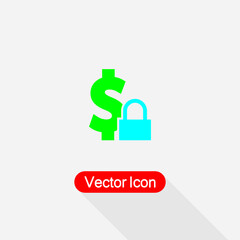 Fixed Icon, Save Money Icon Vector Illustration Eps10