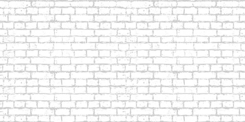 Brick wall seamless pattern. Grunge background. Vector EPS 10