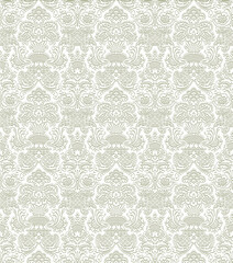 Geometric natural watercolor damask texture pattern 
