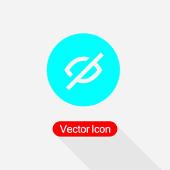 Invisible Icon Vector Illustration Eps10