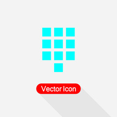 Obraz premium Numeric Keypad Icon Vector Illustration Eps10