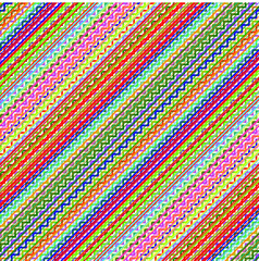 Seamless pattern with lines.Repeating
 unusual Design . Colorful zigzag Vector stripes .Geometric shape. Infinity Endless texture