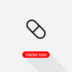 Pill Icon Vector Illustration Eps10