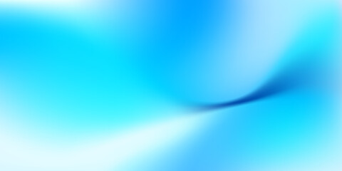 Abstract Gradient blue teal white background. Blurred blue turquoise water backdrop. Vector illustration for your graphic design, banner, summer, wallpaper or aqua poster, website