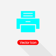 Printer Icon Vector Illustration Eps10