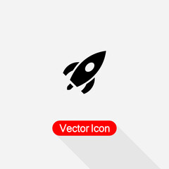 Rocket Icon vector illustration Eps10