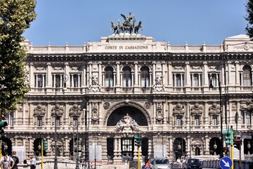 A view of Rome in Italy