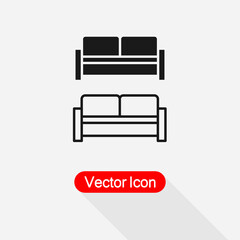 Sofa Icon vector illustration Eps10