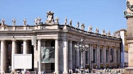 Obraz premium A view of the Vatican in Rome 
