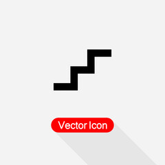 Stairs Icon Vector Illustration Eps10