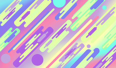 Vector abstract holographic background